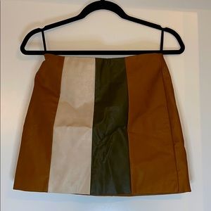 Fall mini skirt